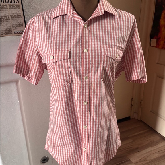 Perry Ellis Other - Perry Ellis Red Striped Slim Fit Men's Shirt SZ S Great Condition.